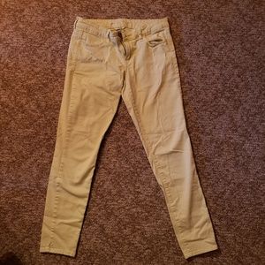 Light greenish yellowish jeggings